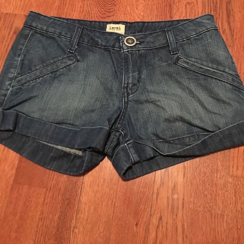 Denim shorts
