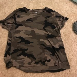 Camo crop top