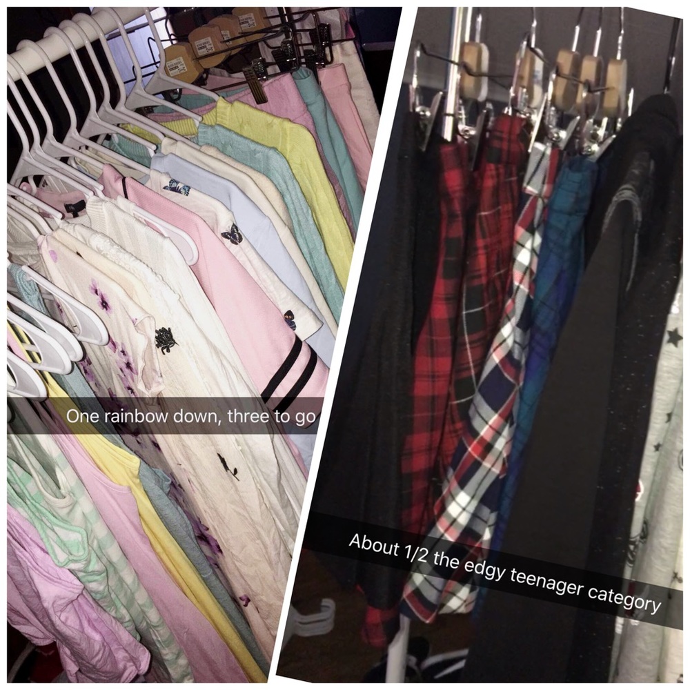ISO brightly colored, pastel, and nugoth items