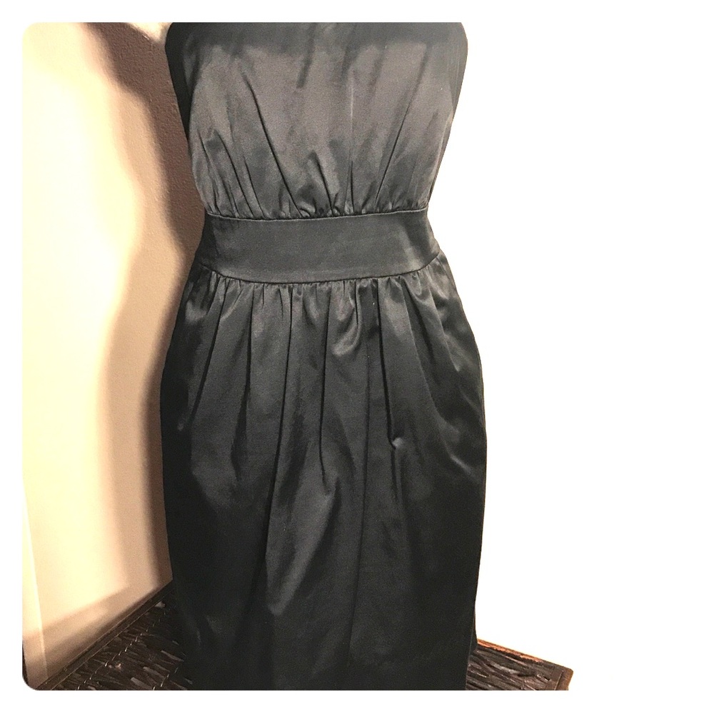 BCBGirls strapless black dress