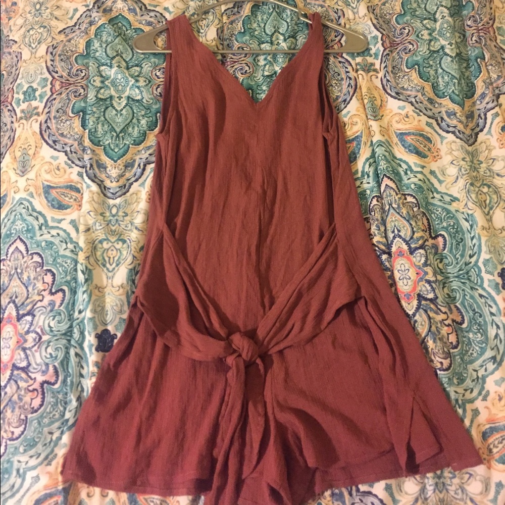 NWOT Dark Pink Kendall and Kylie Romper