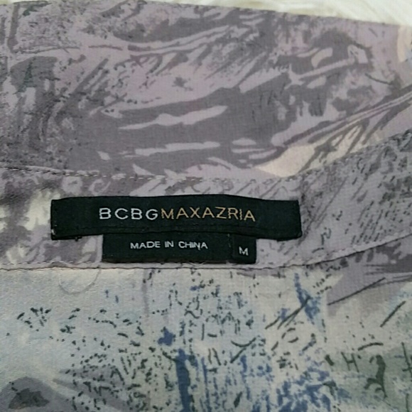 BCBGMaxAzria sleeveless high low fish tail blouse - Picture 4 of 7