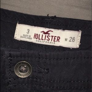 Black Hollister shorts! size 3