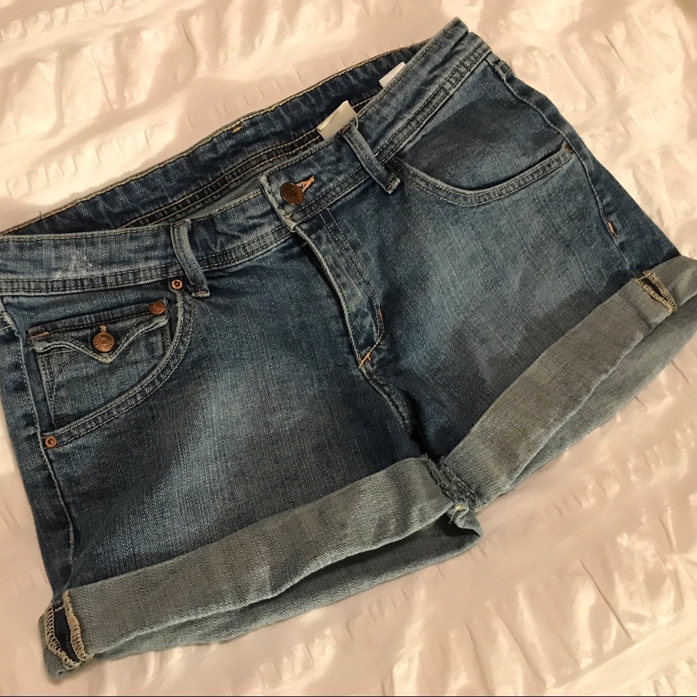 H&M cuffed jean shorts