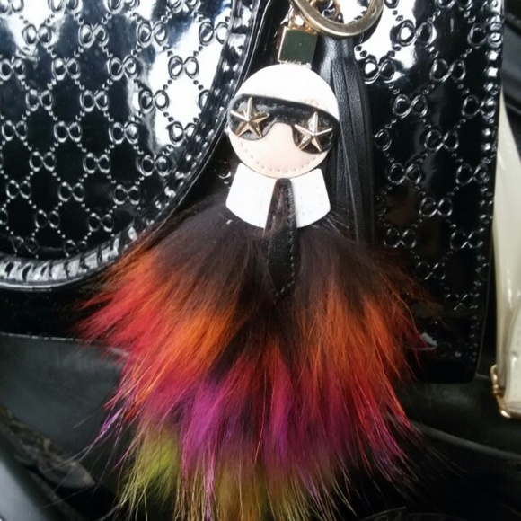 LAST ONE! Real fox furkey chain Karl Lagerfeld - Picture 3 of 3
