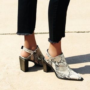 Free People Silver Storm Mule