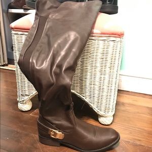 Wide-calf Riding boots