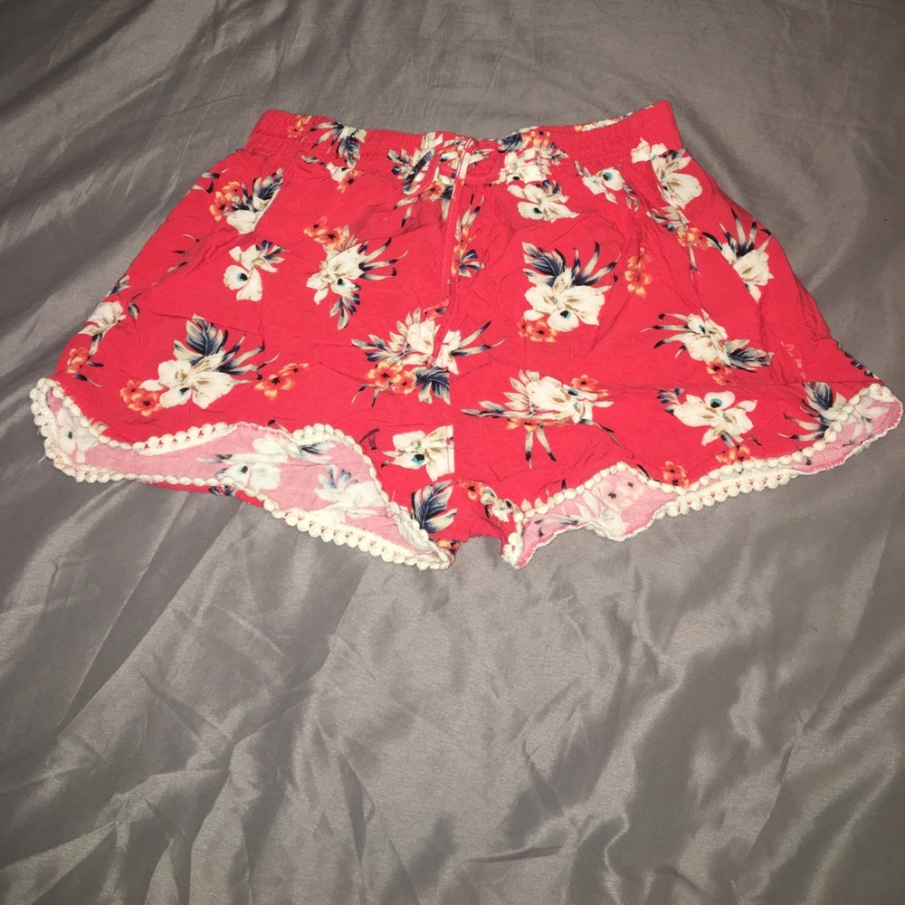 Floral Hollister shorts