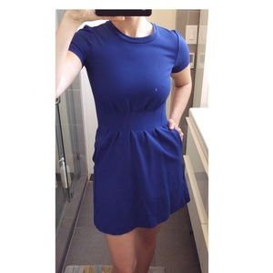 Cobalt blue madewell dress 👗