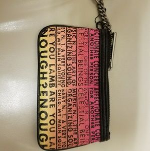 L.a.m.b. gwen stefani ombre dayglo zip pouch