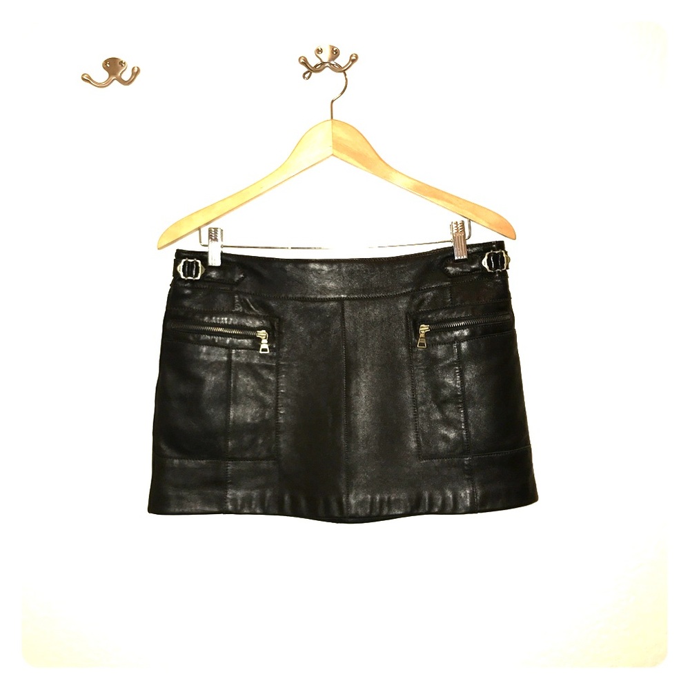 Vintage Guess Leather Skirt