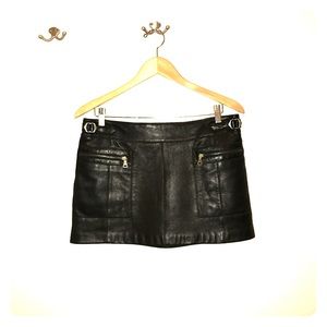 Vintage Guess Leather Skirt