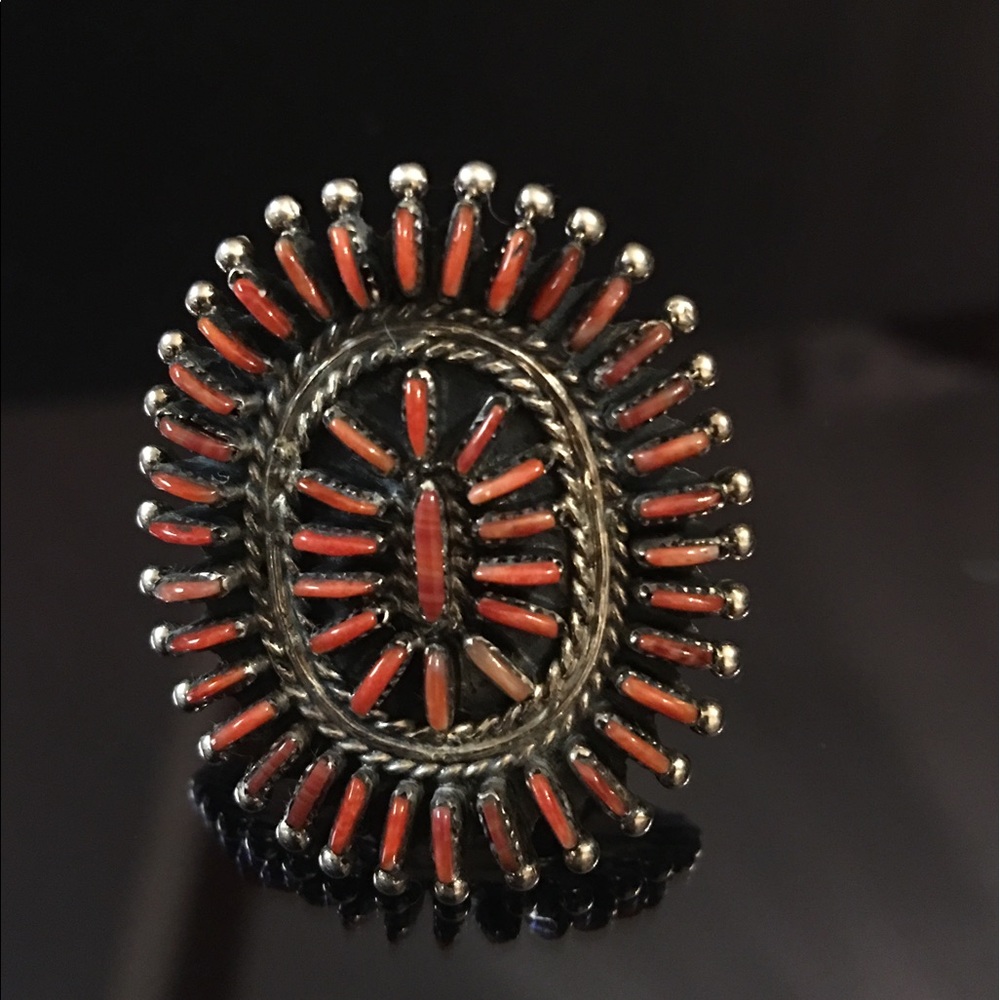 🌷Sold 🌷Vintage Navajo Sterling Spiny Oyster Ring