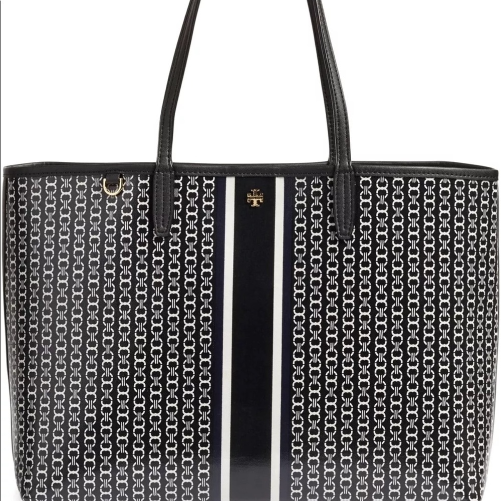 💕💕💕💕💕Tory Burch Gemini navy blue tote 👜