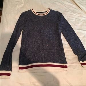 21 men's blue pullover