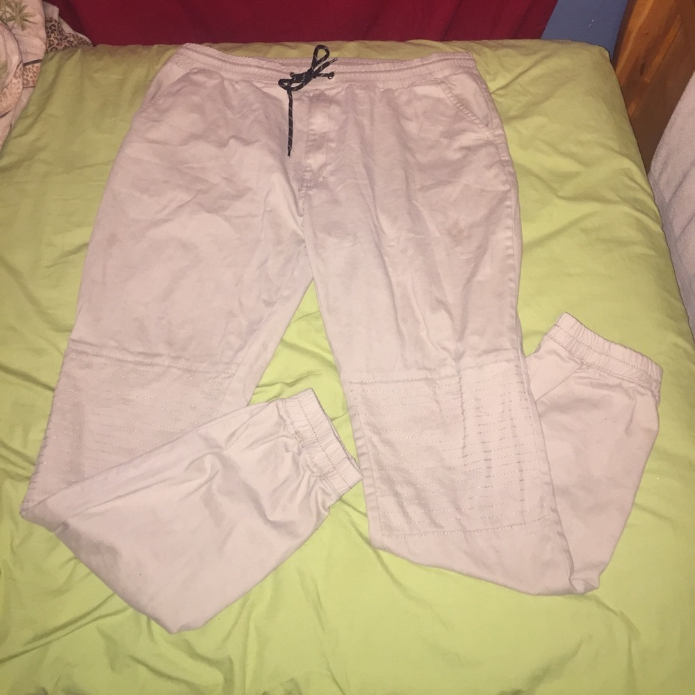 Tan joggers