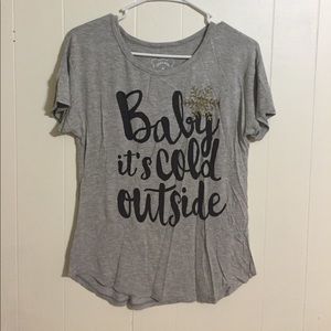 Baby it's cold outside tee