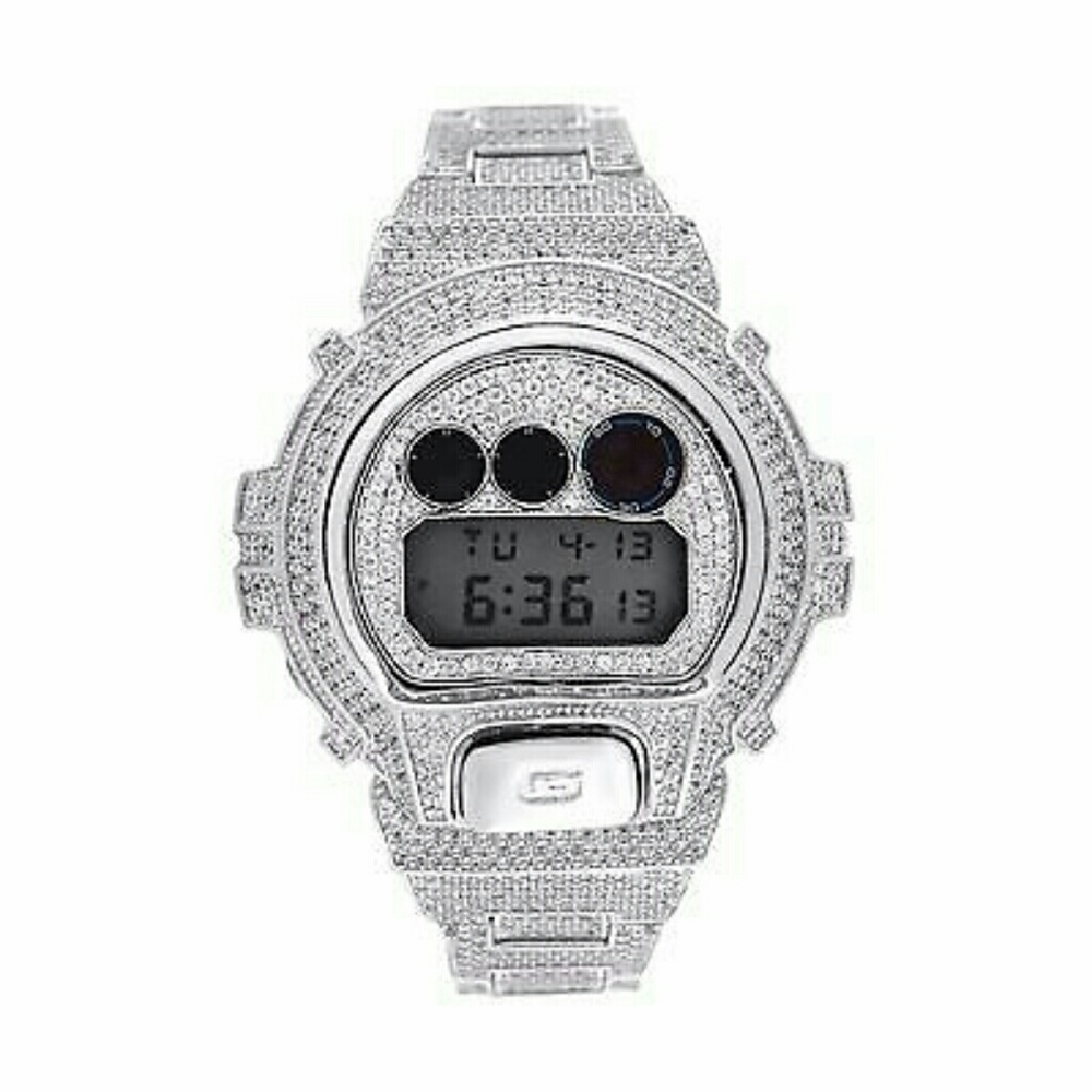 Lab Created Diamond G Shock Watch  (unisex)