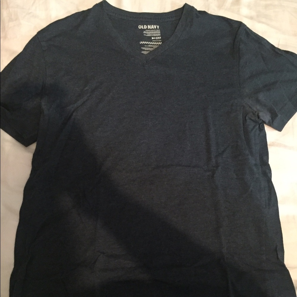 Navy blue sleeping shirt