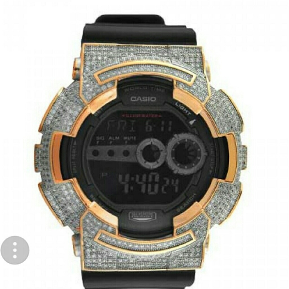 Lab Created Diamond G Shock Watch