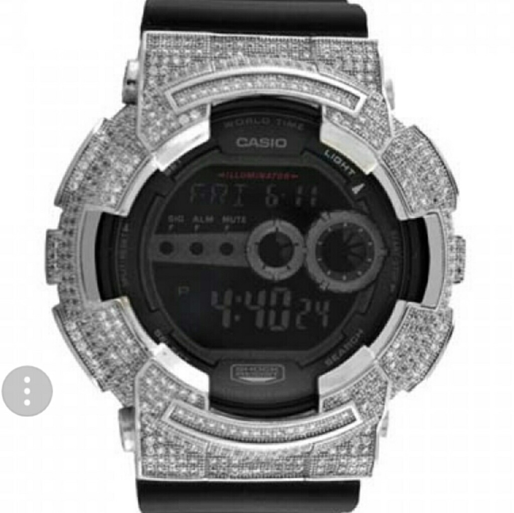 Lab Created Diamond G Shock Watch