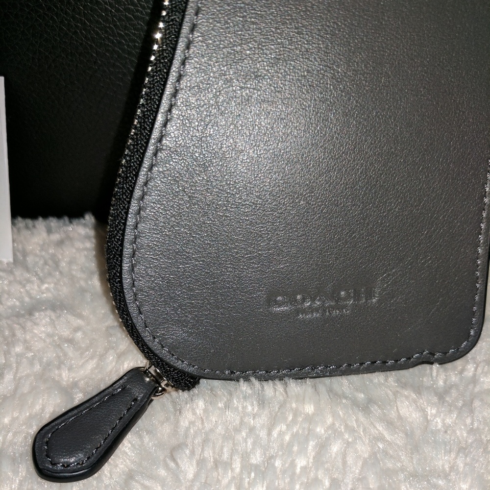 🎀SOLD🎀NWT Coach Fox Coin Purse Leather - Picture 5 of 8