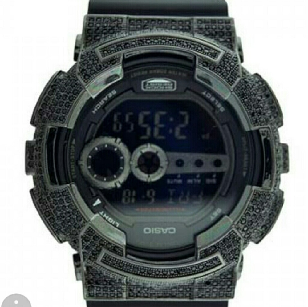 Lab Created Diamond G Shock Watch