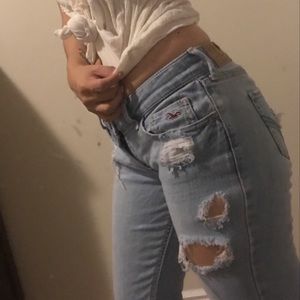 Hollister distressed jeans