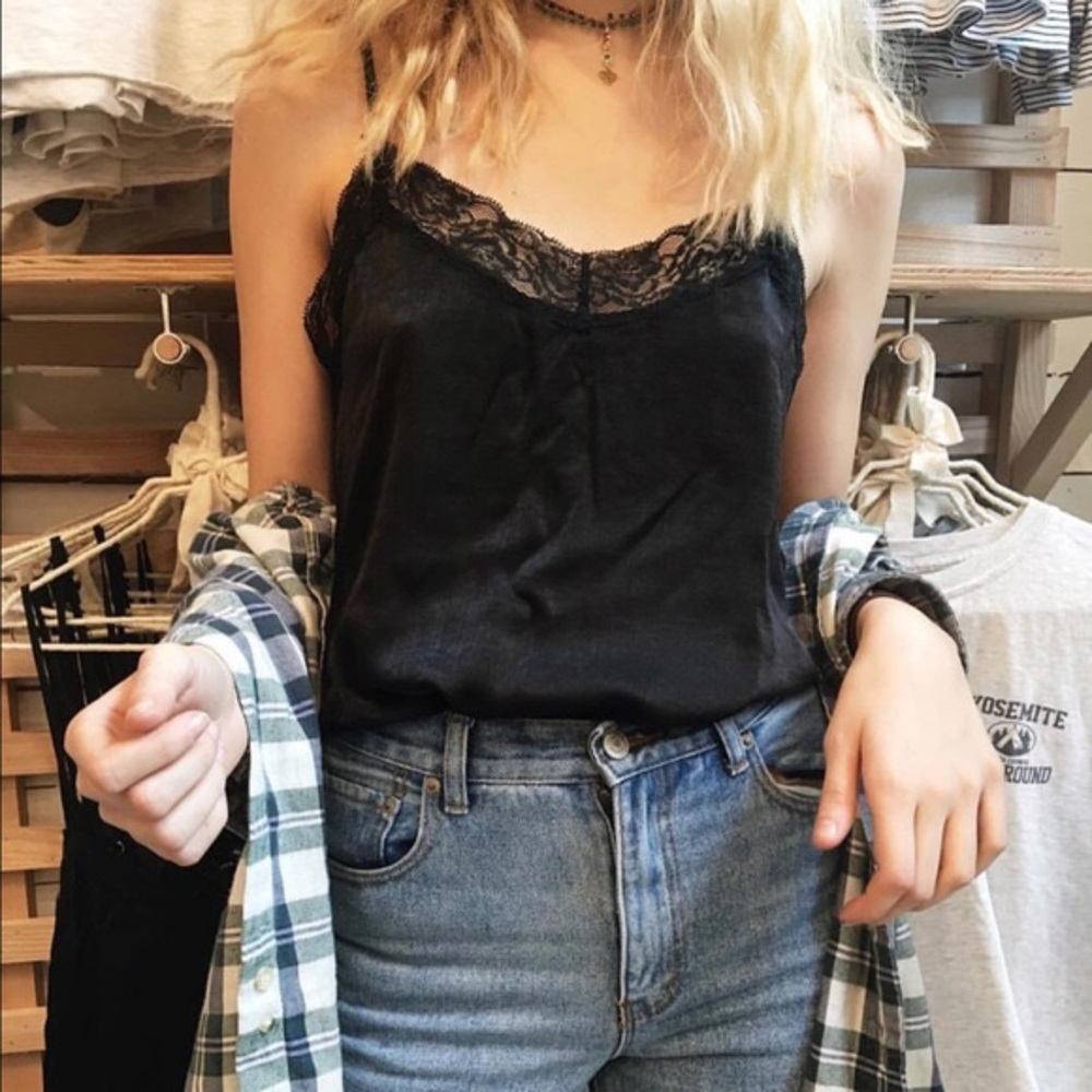 Brandy Melville Silk Tank