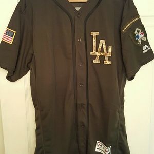 New Large Dodgers Kershaw Salute to Service