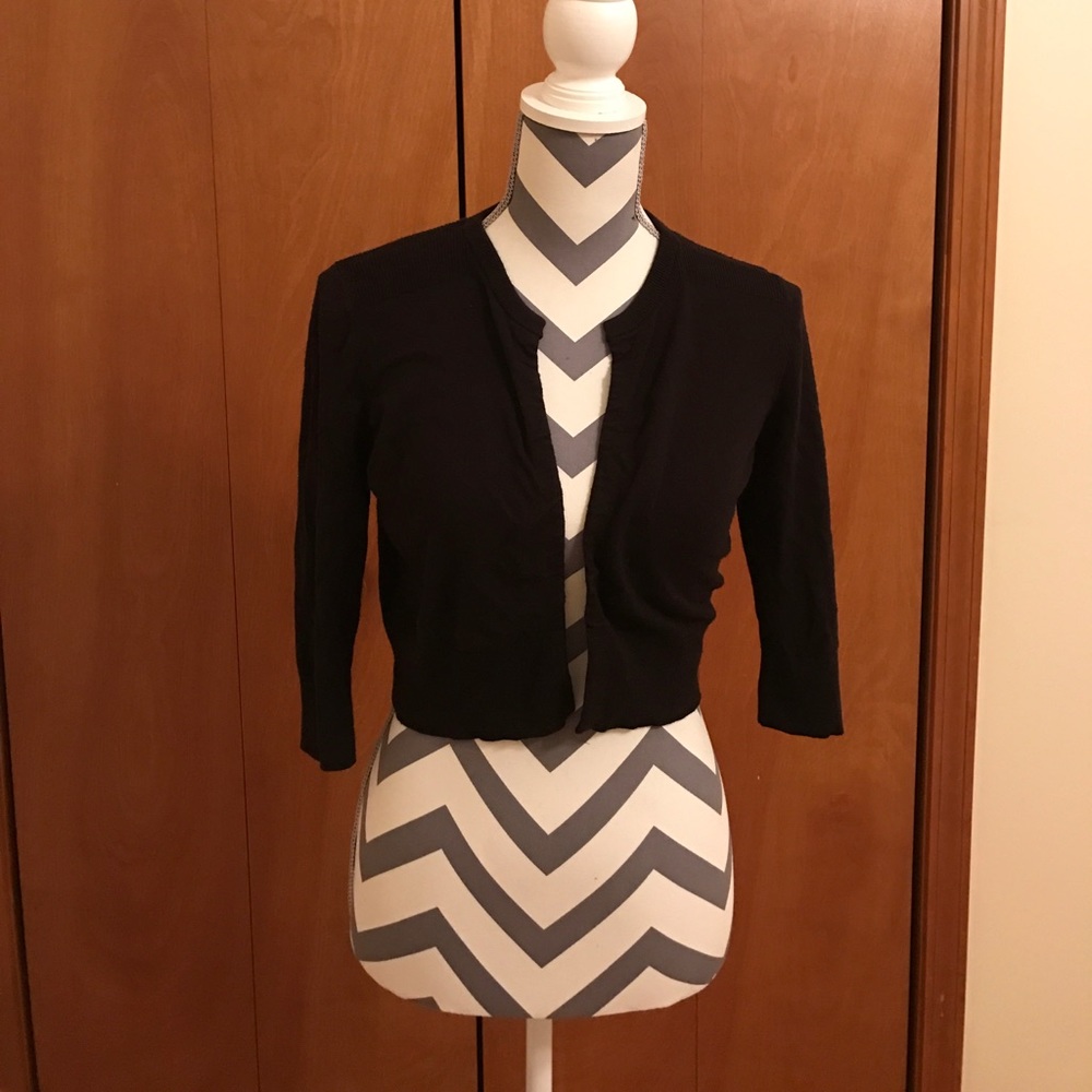 Pretty Black Loft Cardigan