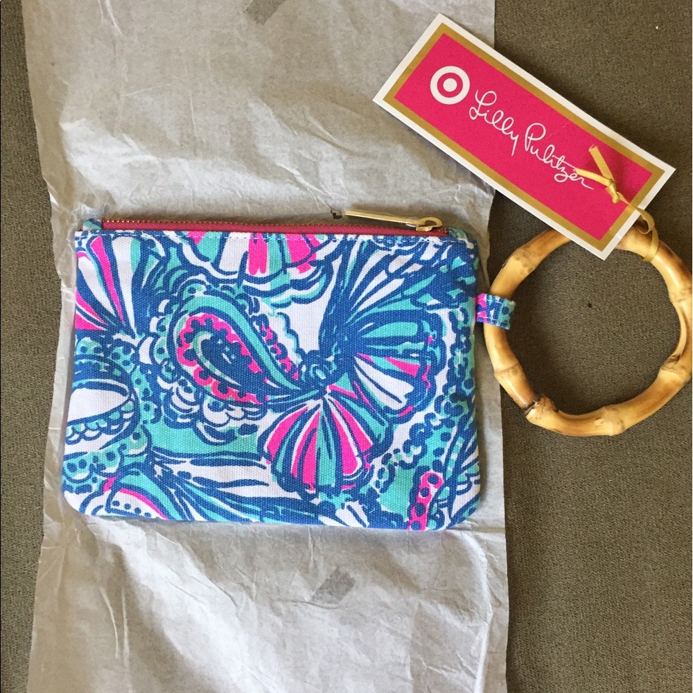 Lilly Pulitzer for Target Wristlet in My Fans NWT