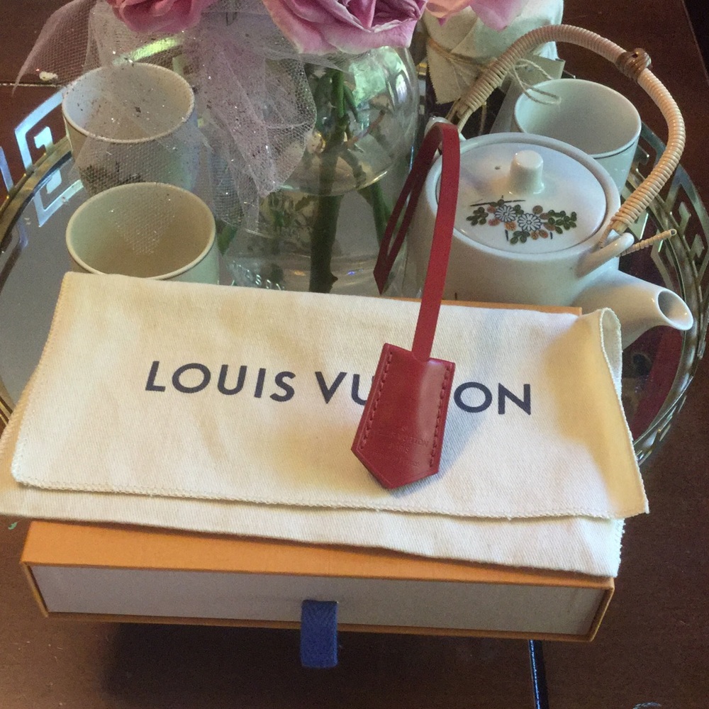 A Louis Vuitton key bell