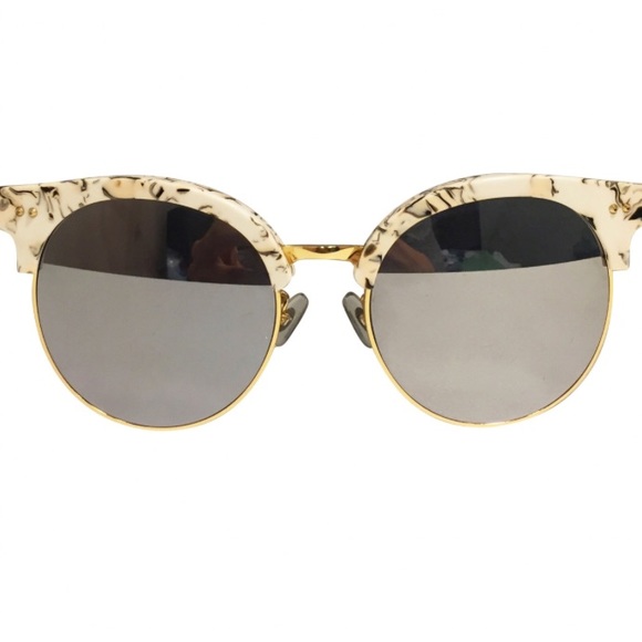 Gentle monster moon cut oversized sunglasses
