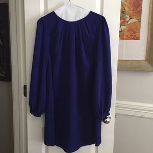 Beautiful blue long sleeve ASOS maternity dress