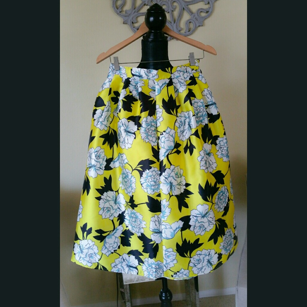 Fun floral print Midi Skirt