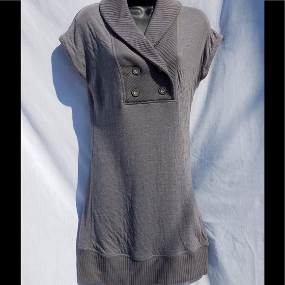 Free People Gray Size XS Cotton Dress - Picture 1 of 4