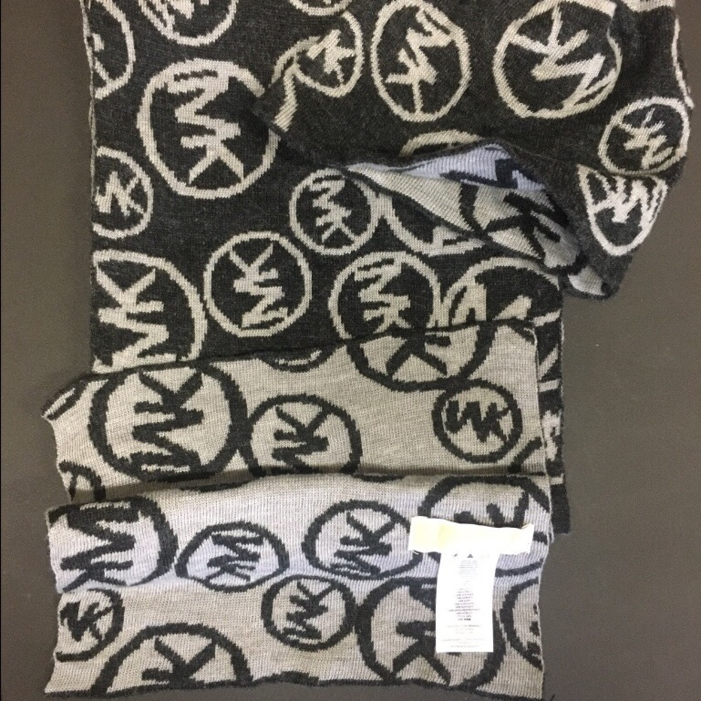 Michael Kors beanie with matching scarf set.