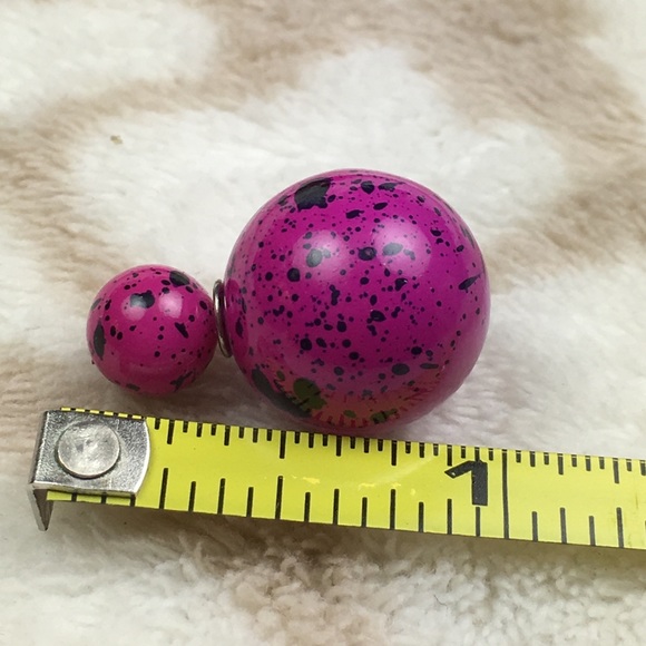 Pink Double Stud Earrings PRICE IS FIRM - Picture 6 of 7