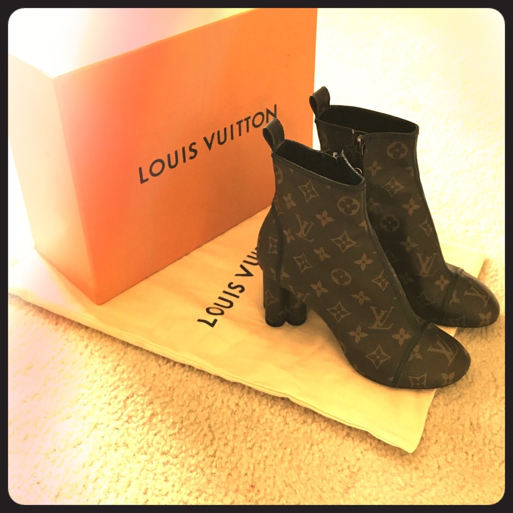 Louis Vuitton Monogram Canvas Bootie