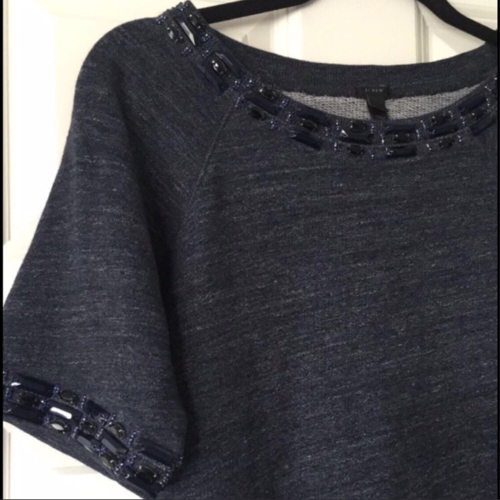 Jcrew short sleeve sweater