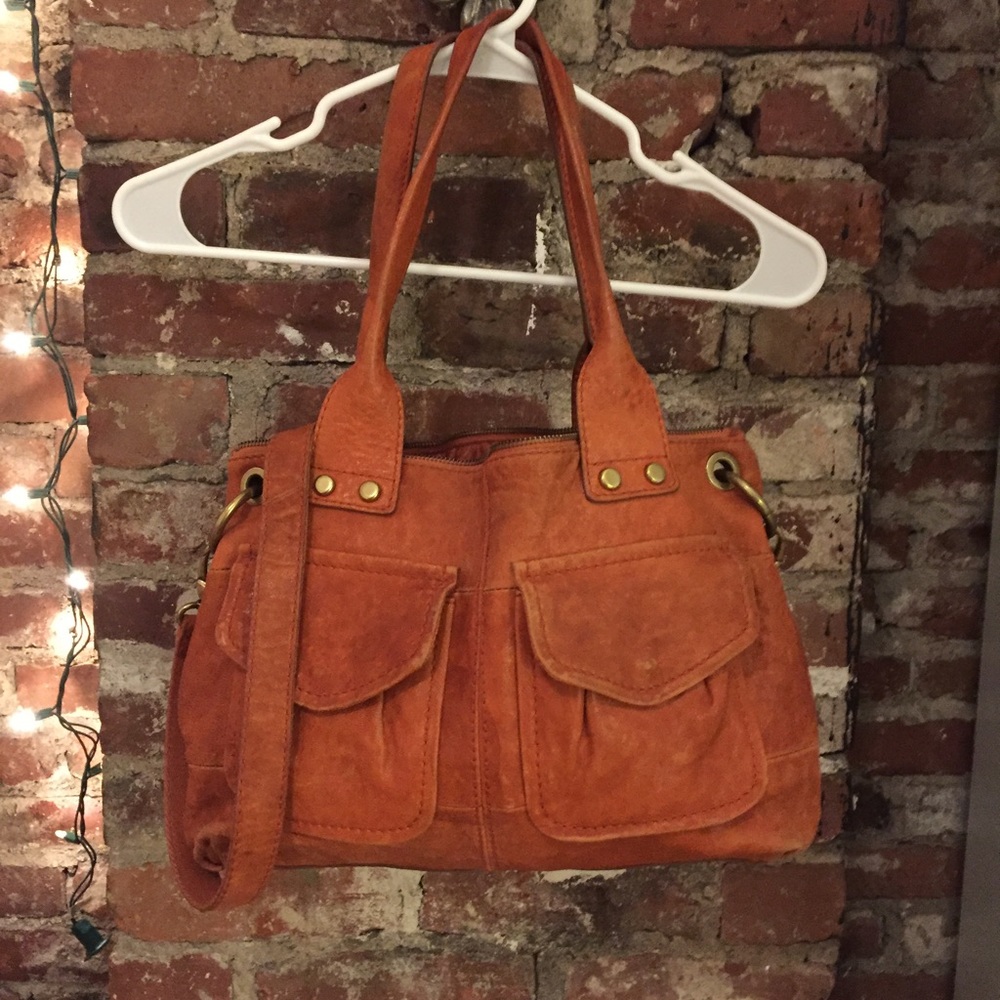 Fossil Leather Satchel