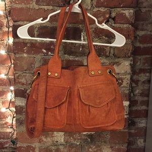 Fossil Leather Satchel