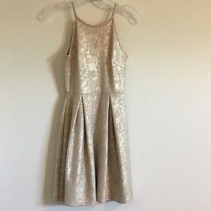 SOLD {Nordstrom} Gold shimmer dress