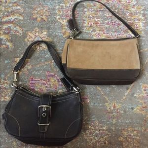 Two Classic Coach mini bags! Total steal!
