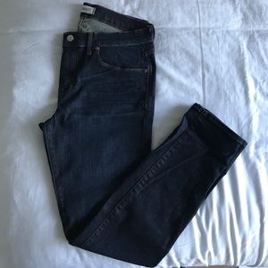 Madewell Skinny Jeans- Dark Denim Wash- Worn Once