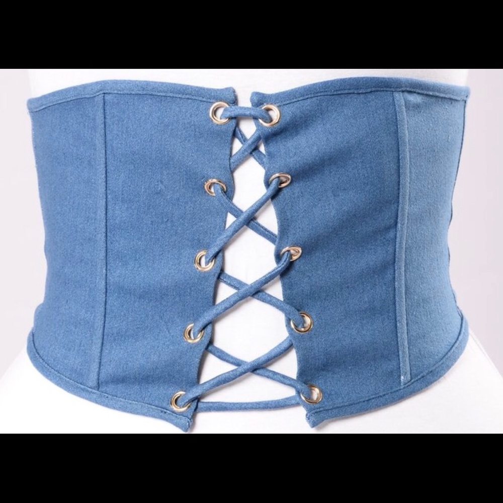 Boys To The Yard Denim Waist Belt ✨