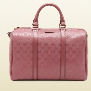 Authentic Gucci Boston Monogram in "Dark Rose"