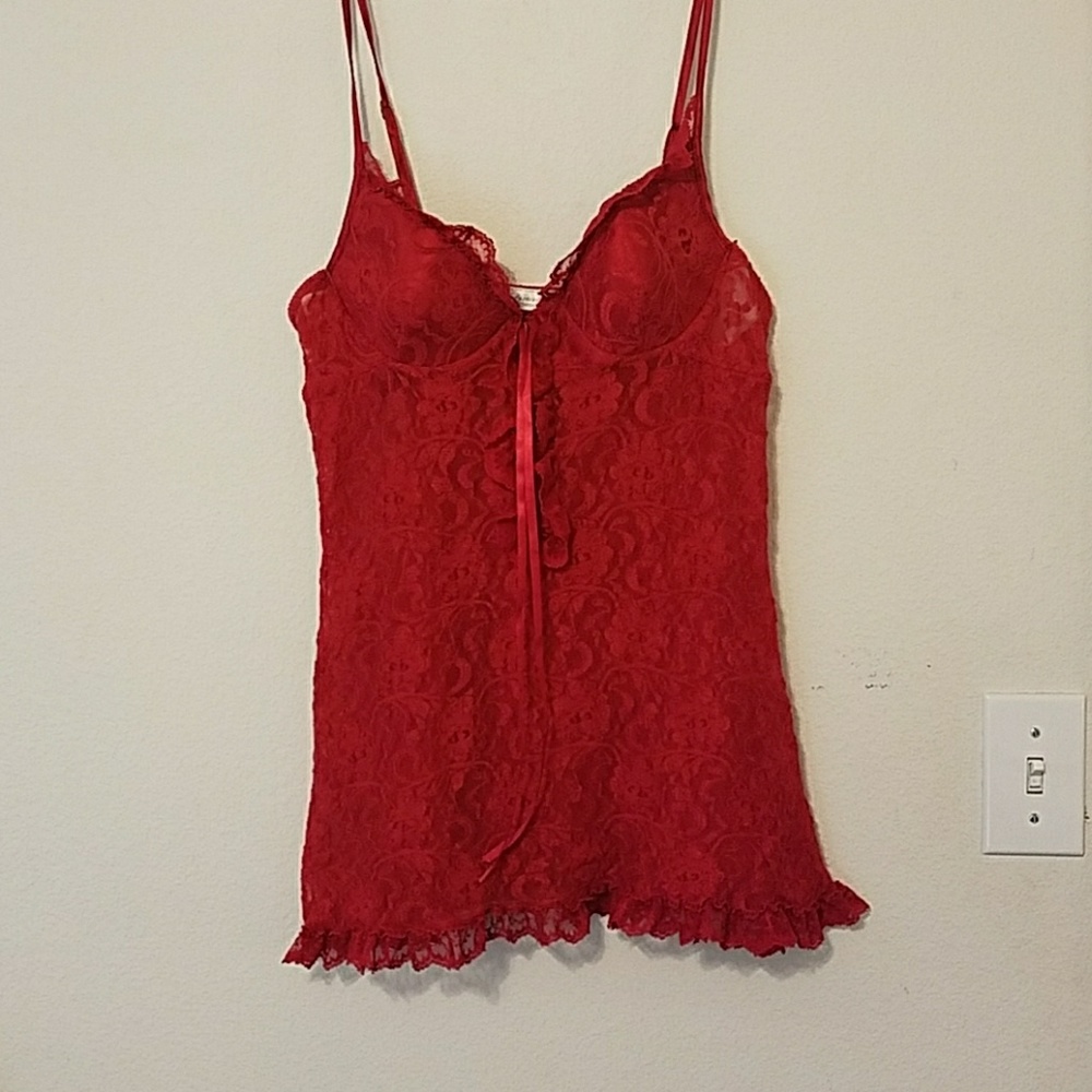 Sexy lace red nighty