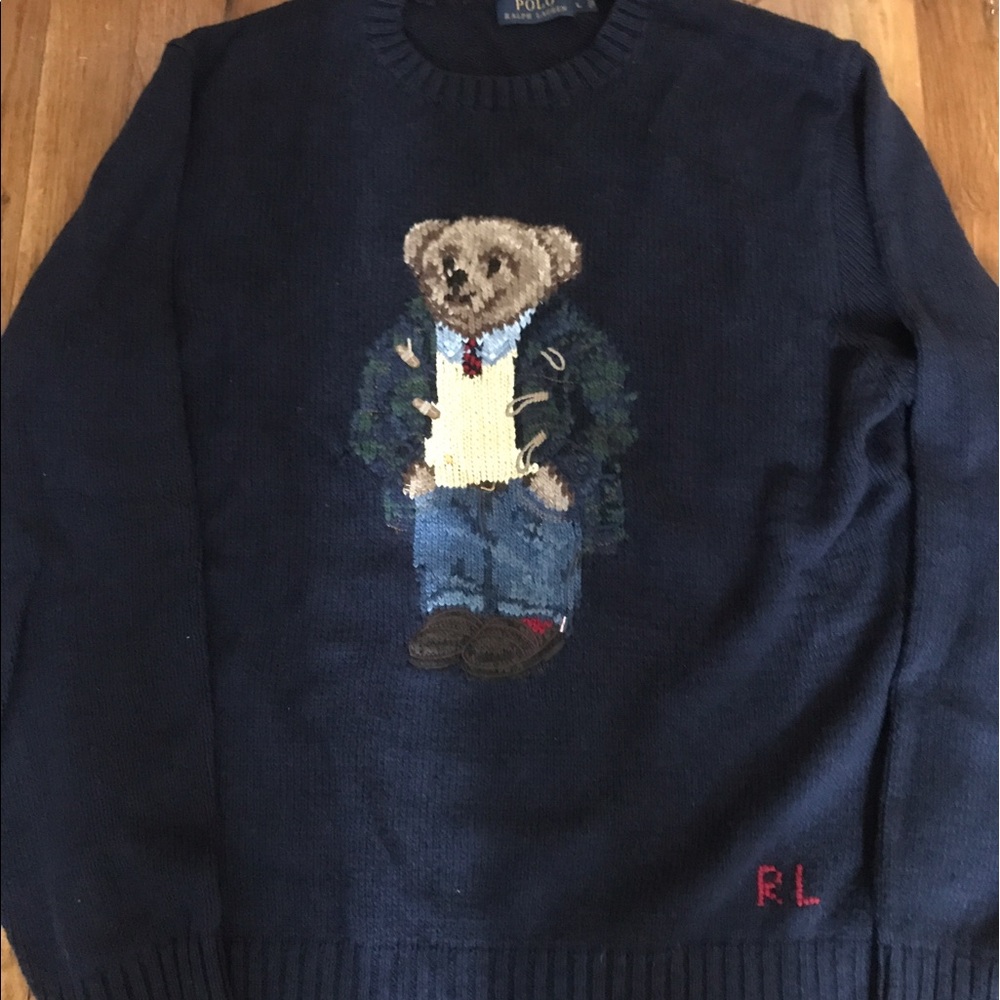 Polo preppy bear knit